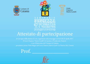 Attestato di partecipazione Attestato di partecipazione